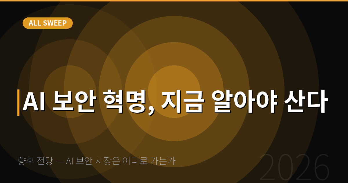 향후 전망 — AI 보안 시장은 어디로 가는가 — AI 보안 혁명, 지금 알아야 산다